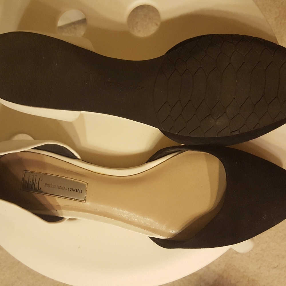 Black and white flats